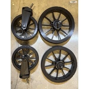 Front & Rear Replacement  Wheels Set Baby Jogger City Select Lux Stroller GUC